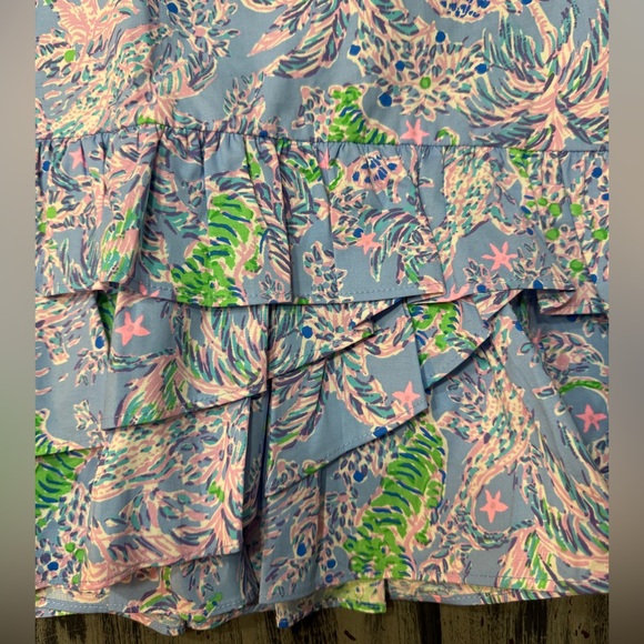 Lilly Pulitzer Rosalie Skirt Set in the "Blue Peri The Turtle Package” NWT - Picture 15 of 16
